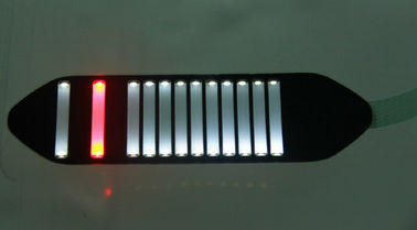 LED Işıklar ile ticari Arkadan aydınlatmalı su geçirmez Membrane Switch, Düşük Güç
