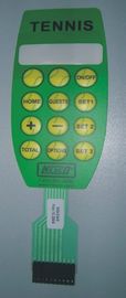 Thin Film 100MΩ Backlit Membrane Switch 3M467 And 3M468 Adhesive Rich Colors