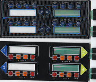 Llluminated Klima için su geçirmez Membrane Switch Tuş takımı LED