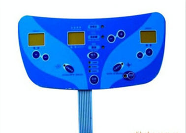 Işıklı LED PCB su geçirmez basma düğmesi membran anahtarı özelleştirilebilir tuş takımı