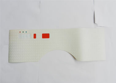 Colored 3M 467 Adhesive Graphic Membrane Switch Overlay Keypad With Spacer