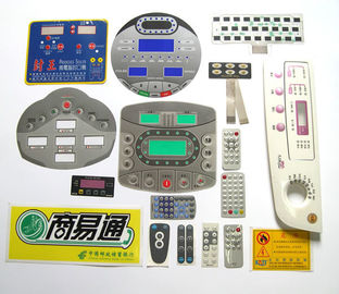 Kontrol bankacılık kullanımı için PCB Metal Dome Membrane Switch Panel Smooth hissedin
