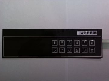 Esnek PC / PET Su geçirmez Tactile Membrane Switch Klavye