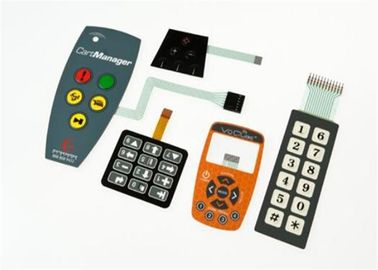 3M Yapıştırıcı, 200Hz ile Özel Prototip Düz Membrane Switch Panel - 1500HZ