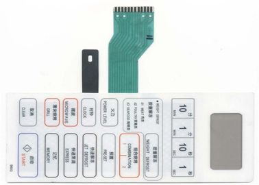 Metal Dome ile Özelleştirilmiş Ön Panel Dokunmatik Klavye Membrane Switch Yerleşimi